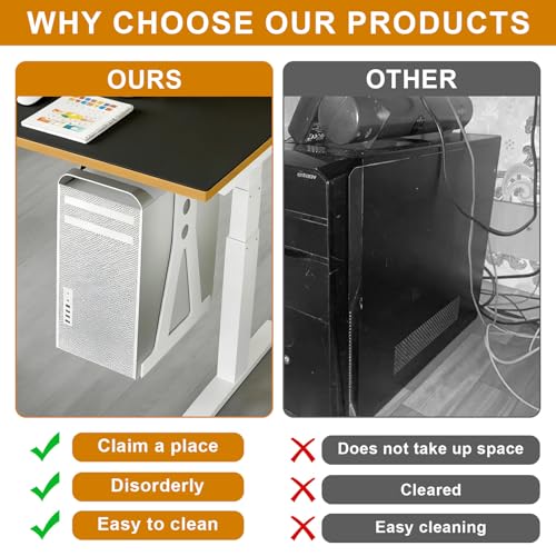 Support de PC réglable sous le bureau pour libérer l'espace de votre table basse de salon