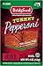 Bridgford Sliced Turkey Pepperoni 4 oz Pack of 6 - Pepperoni Slices for Pizza and Sandwiches - Naturally Smoked Healthy Snacks for Low-Carb Keto Diets