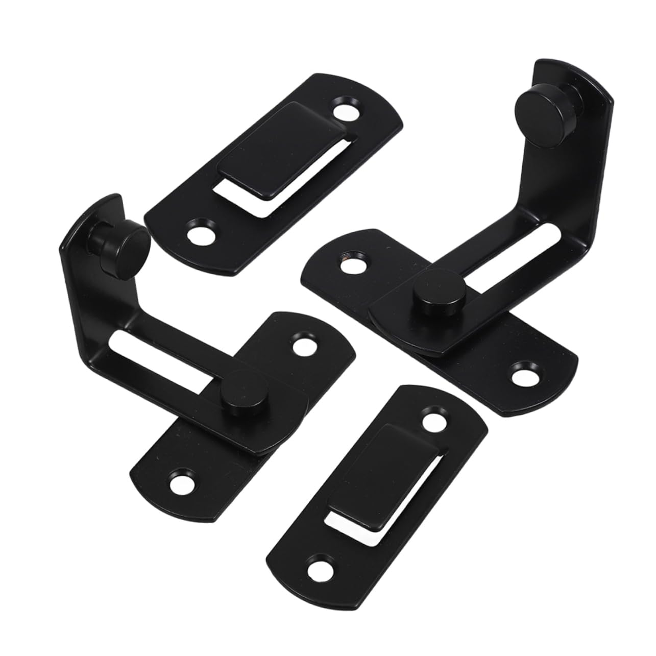 KICHOUSE Replaceable Hasp Lock for Door Supply Compact Carbon Steel Window Lock Wear-Resistant Easy Installati