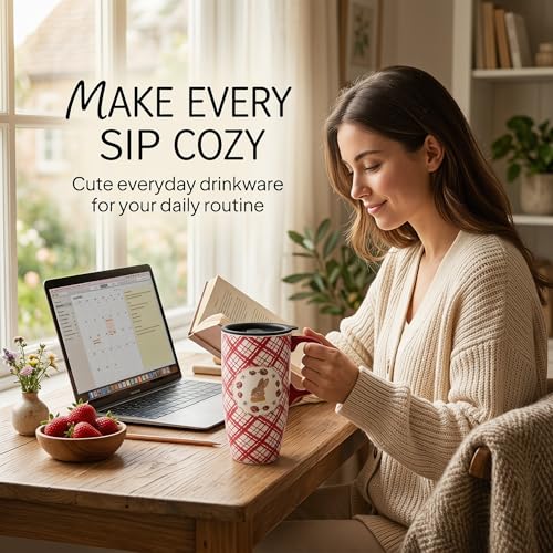 Taza de Cerámica para Viaje 17oz con Tapa y Asa miniatura 2