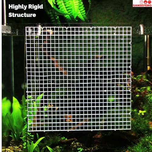 Image of Premier Plants Acrylic Aquarium Lid Cover Support Clip Clamp for Rimless Aquarium And Glass Top, Aquarium Hoods 6 Pieces (4 Pcs Grid Divider with 6 Pieces 12 MM Holder)