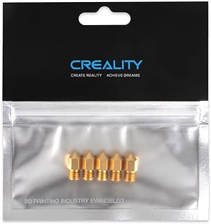 Official Creality 3D Printer Ender 3 0.4mm 5PCS Brass Hotend Nozzles for Ender 3/Ender 3 V2/Ender 3 Pro/Ender 3 Max/Ender 5 Series and CR 10 Series