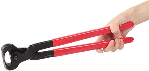 Miniatura 7 de AYNEFY Tijeras de metal profesionales que recortan el caballo equino herradores pezuña pinza cortador mango cuchillo Herramientas Trim Kit de