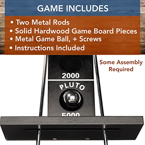 We Games Shoot The Moon Game Set For Kids And Adults, Classic Balancing Ball Game, Retro Style And Durably Made Solid Natural Wood, Perfect Tabletop Game For Game Night And Bar Games 18 Inches #TOP3