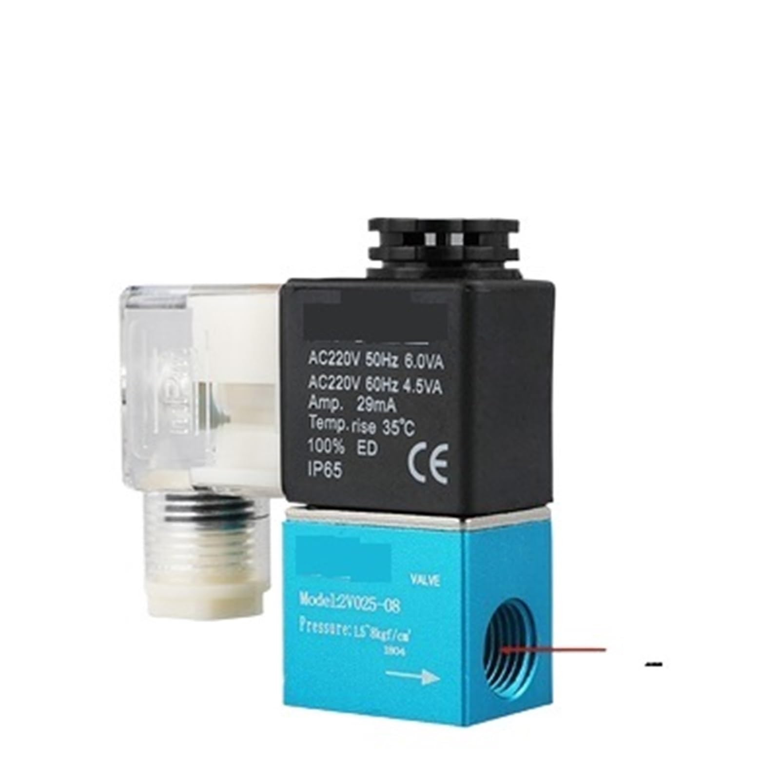 Electrovanne 2V025-08 DC 12V aimant de commande bobine 2 voies