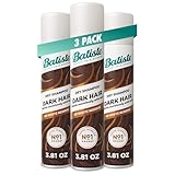 Batiste Dark Dry Shampoo, Waterless shampoo, 3.81oz 3 pack