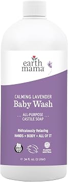 Earth Mama - Calming Lavender Baby Wash Foaming Soap Refill - 34 Fl Oz