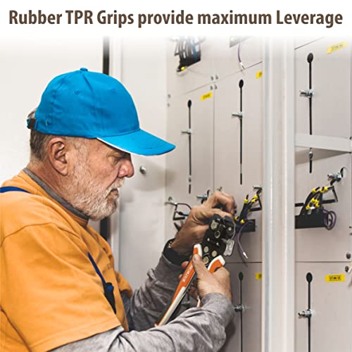 BOLTWORK 3 in 1 Wire Stripper Tool Heavy Duty Automatic, Self-Adjusting, Terminal Crimper, for Electricians, Distribution Box Repair, Maintenance of Home Appliances, Child Electric Toys - Image 3