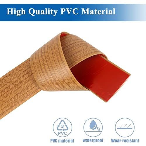 Aqqhsain Floor Transition Strip 6.56Ft Floor Cover Strip Carpet To Tile Threshold Transition Strips Self Adhesive Flat Transition Strip(Yellow Oak,6.56Ft) #TOP3