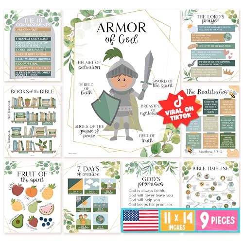 Hadley Designs Sunday School Decorations for Classroom – 9 Bible