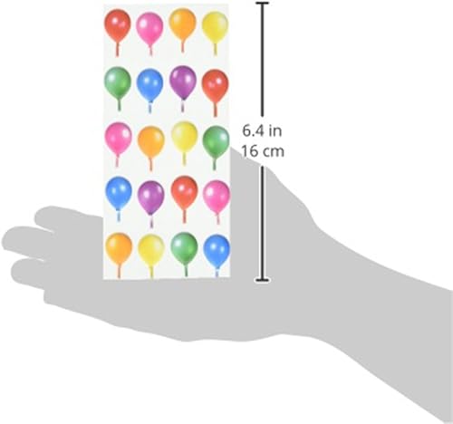Miniatura 2 de Paper House Productions STP-0039E - Calcomanías hinchadas para globos de cumpleaños (paquete de 3)