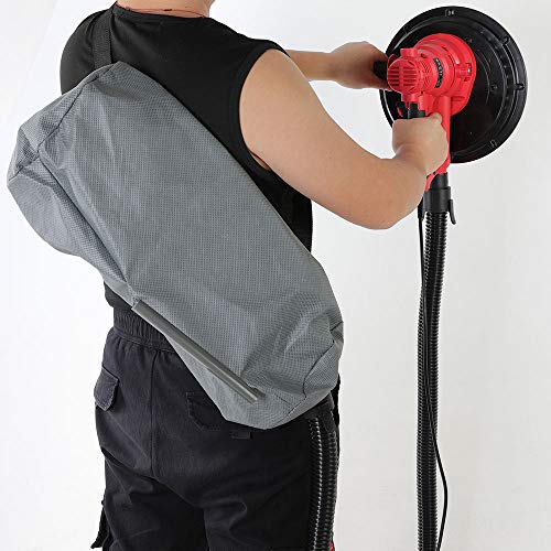 Bakaji Wandschuurmachine, plafondschuurmachine, gipsplaat, 800 W, vermogen 770-2100 rpm, automatische stofafzuiging met… - Afbeelding 8