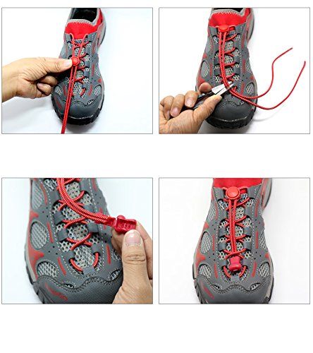 Pinch Tie Locking Shoe laces. New improved low profile(Elastic No Tie Shoelaces) See all colors here