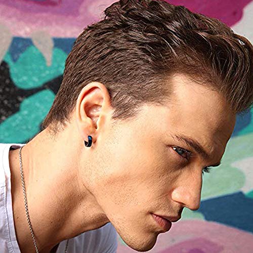 Stainless Steel Mens Womens Hoop Earrings Piercings Huggie Hypoallergenic4
