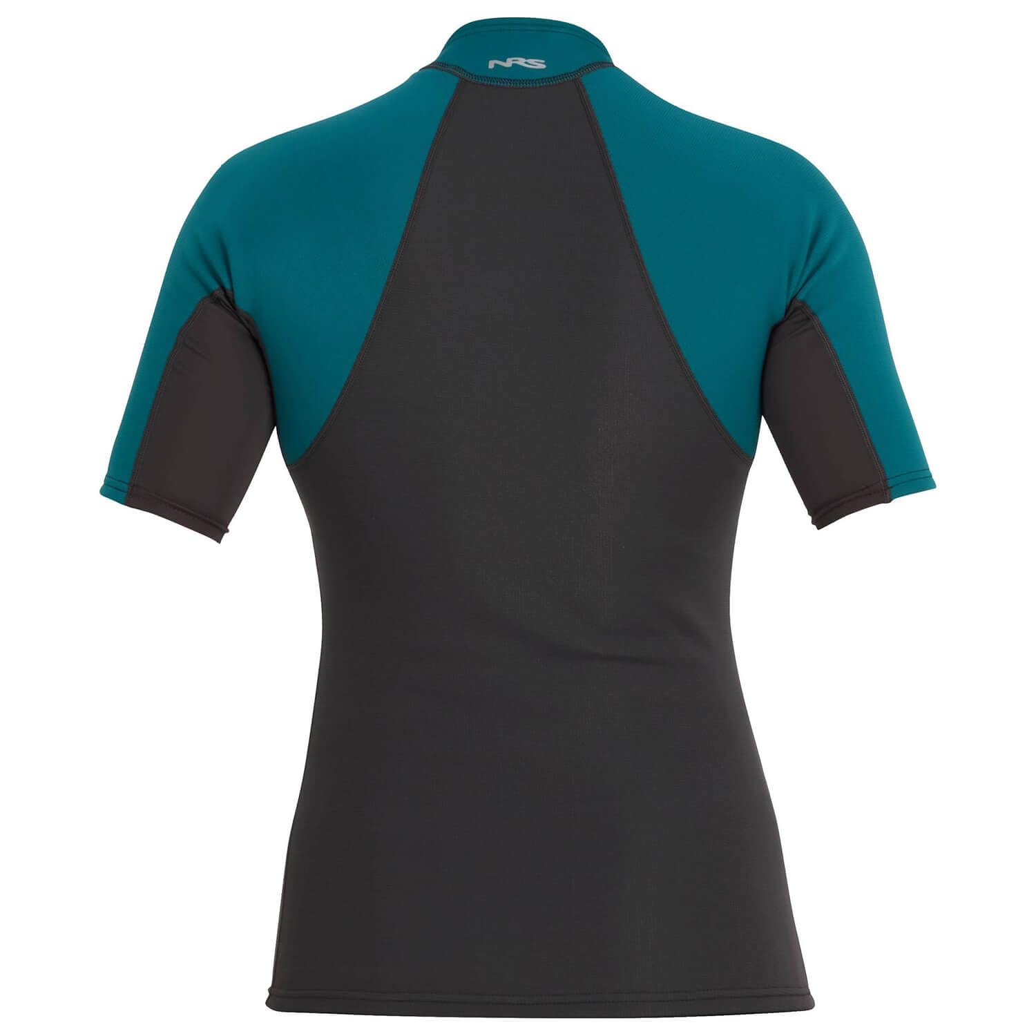 NRS Neopren Shirt Hydroskin 0.5 Kurzarm Graphite Damen Wassersport Kajak Rafting SUP 0,5mm Oberteil Titanium Wärmeisolierung Rashguard