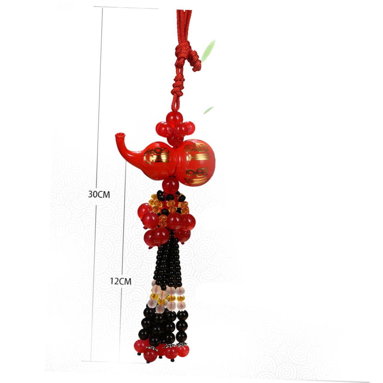 Ozdoby z dyni, ozdoby rzemieślnicze, dekoracja z dyni Feng Shui, 2 szt. brelok samochodowy zawieszka do samochodu zawieszka do wnętrza samochodu zawieszka zwisająca brelok z jadeitu brelok z jadeitu