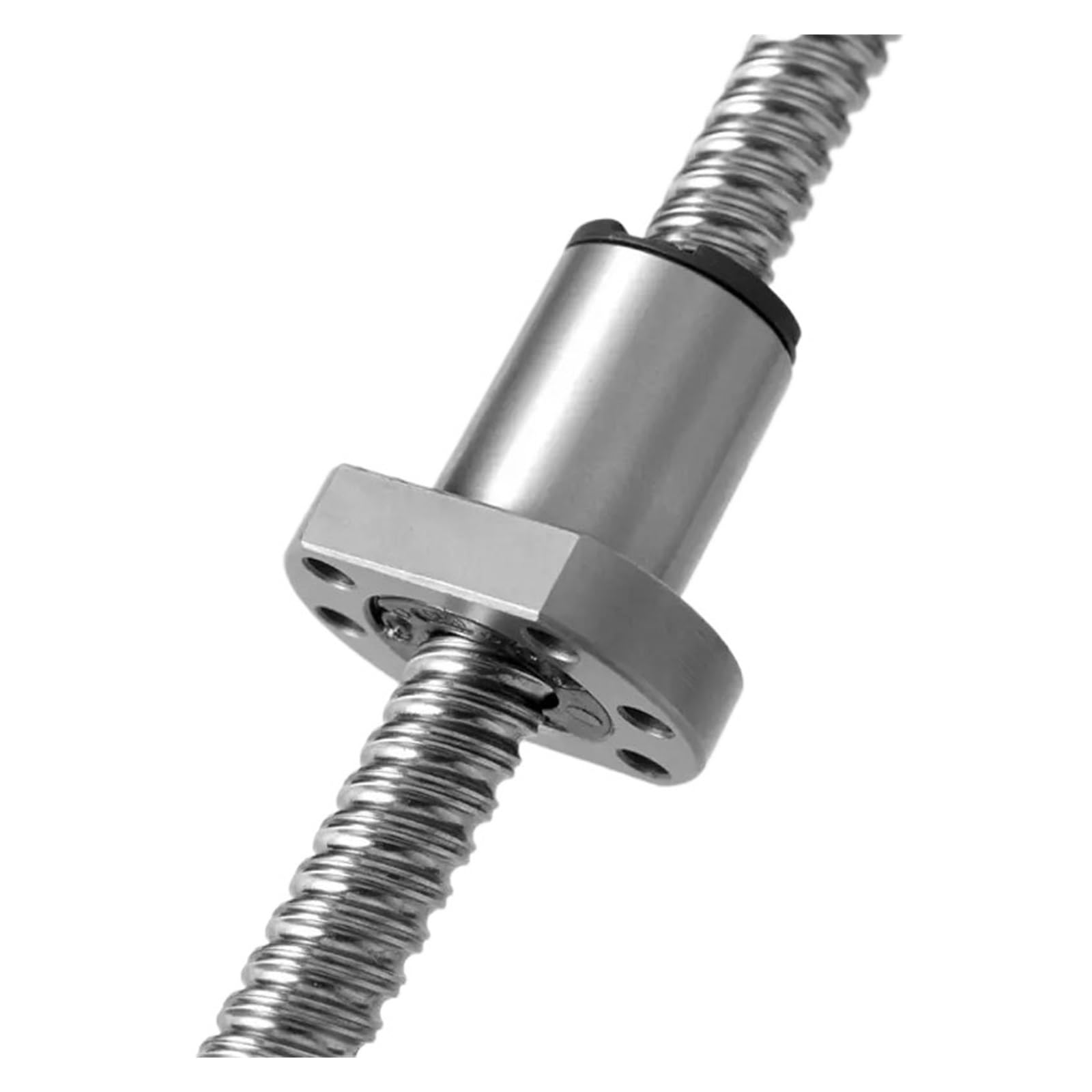 Metal Ball Screw nut end Processing SFS1605 C7 Mute Silent Ball Screw End Machined CNC Parts Bearing Nut Housing BKBF Mode Ball Screw(350mm)