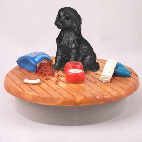 Conversation Concepts Miniature Labradoodle Black Candle Topper Tiny One 