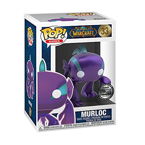 Funko Pop! World of Warcraft Purple Metallic Murloc Blizzard Exclusive Figure 33