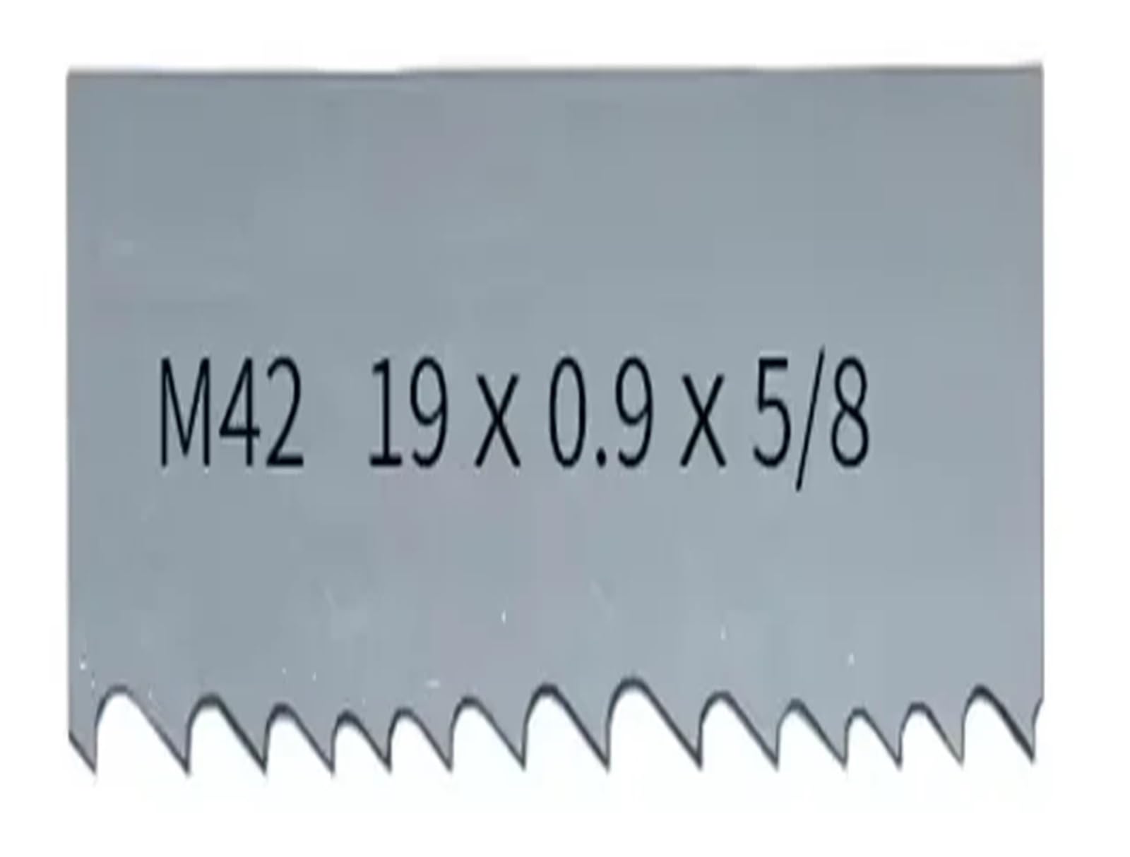 1 szt. 2240-2560 mm 13 16 19 mm M42 Bimetaliczne brzeszczoty do pił taśmowych do cięcia metalu 12" brzeszczoty do pił taśmowych do drewna(M42 19x0.9mm 5-8Tpi,Length 2560mm)