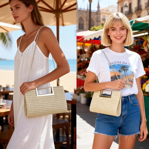 Image of Gurina Evening Clutch Purses for Women Formal Party Clutch Bags Cocktail Prom Fashion PU Leather Shoulder Handbags