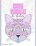  Animal Mandalas: to Color