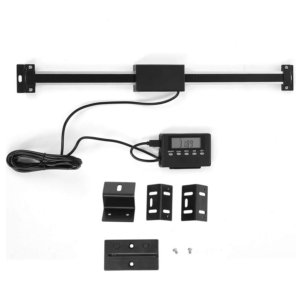 Calibrador digital, escala de lectura digital con pantalla LCD grande, alta precisión de 0,01 mm, rango de medición de 0-300 mm, kit de lectura digital para fresadoras Torno