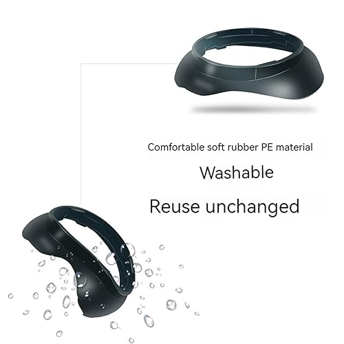 Miniatura 5 de 1 Set Glasses Spacer Compatible with Quest 3, VR Lens Protective Frames LDPE Anti-Scratch Ring with Storage Box Protect VR Headset Glasses for Quest