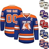 Generisch personalisierte Hockey-Trikots,Leere Hockey-Trikots,die mit Team/Nummer/persönlichem Namen personalisiert Werden können,HockeyTrikots für Männer, Frauen,Jugendliche und Kinder (Stil 21)