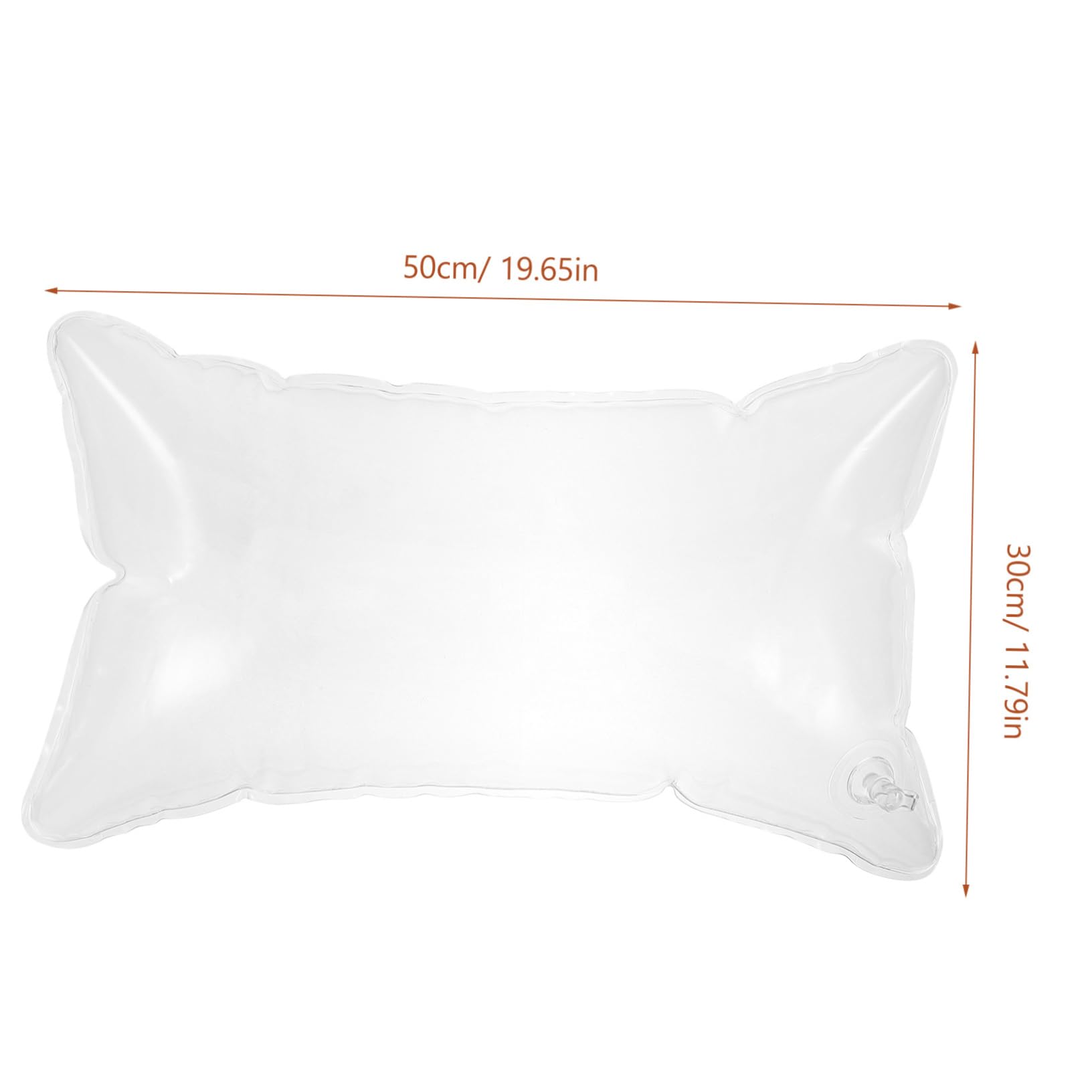 Gatuida 4piezas Cojín Inflable Transparente para Camping Almohada para Viajes y Actividades Al Aire