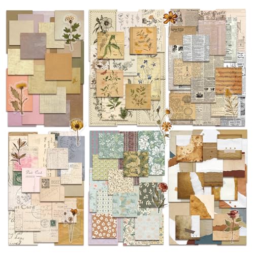 450 PCS Vintage Scrapbook Supplies Junk Journal Supplies, Scrapbook Supplies