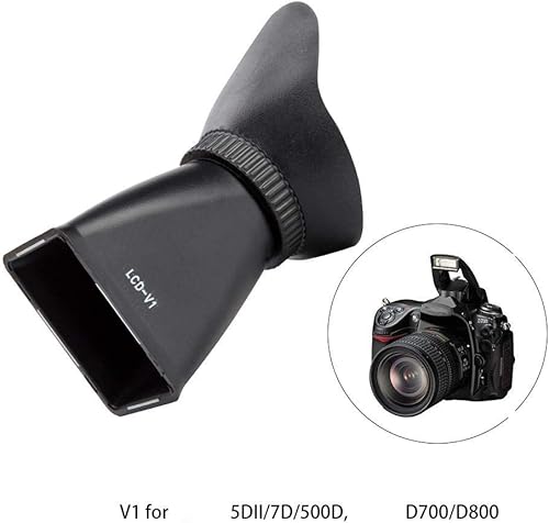 Miniatura 9 de Visor de zoom de cámara, accesorio de lente 2.8X pantalla LCD con capucha extensor de parasol para Canon para Nikon para Sony (V1 Plug)