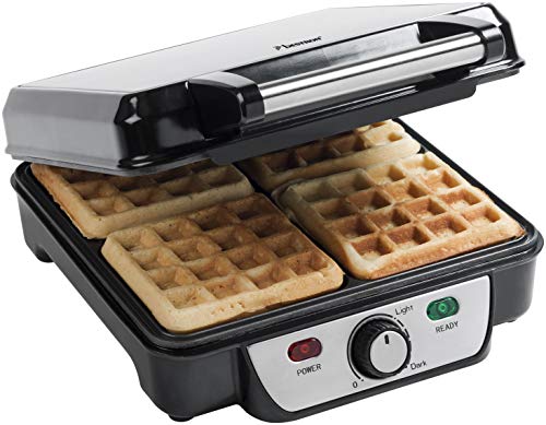 Bestron Brüsseler Waffeleisen für 4 belgische Waffeln, Waffelmaker für extra dicke Waffeln, mit Antihaftbeschichtung… – Bild 3