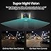 AUTO-VOX M1W Wireless Backup Camera with Stable Signal, Car Back Up Camera Systems with Super Night Vision (6 LEDs) HD Monitor Reverse Camera for Truck, Trailer, RV, Camper