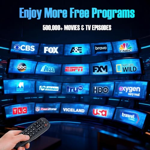 Image of TV Antenna for Smart TV Indoor,TV Antenna for Local Channels | Support 4K 1080p with Signal Booster Antenna TV Digital HD Indoor & Outdoor-Cylindrical Antenna
