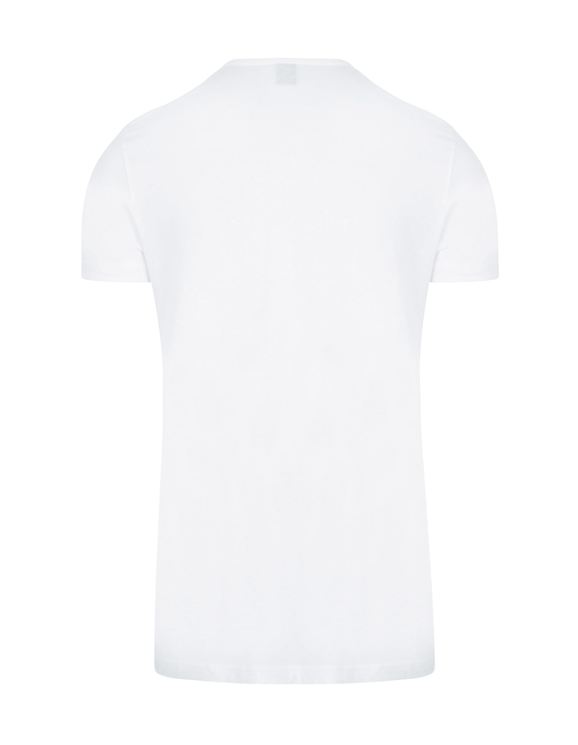 Suitable OTA Herren T-Shirts – 6er-Pack Weiße Basics mit Rundhalsausschnitt – Modern Fit – Aus Bio-Baumwolle
