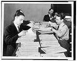 HistoricalFindings Photo: New York Draft Workers Busy,Numbers,Selective Service Headquarters,Lottery,1942
