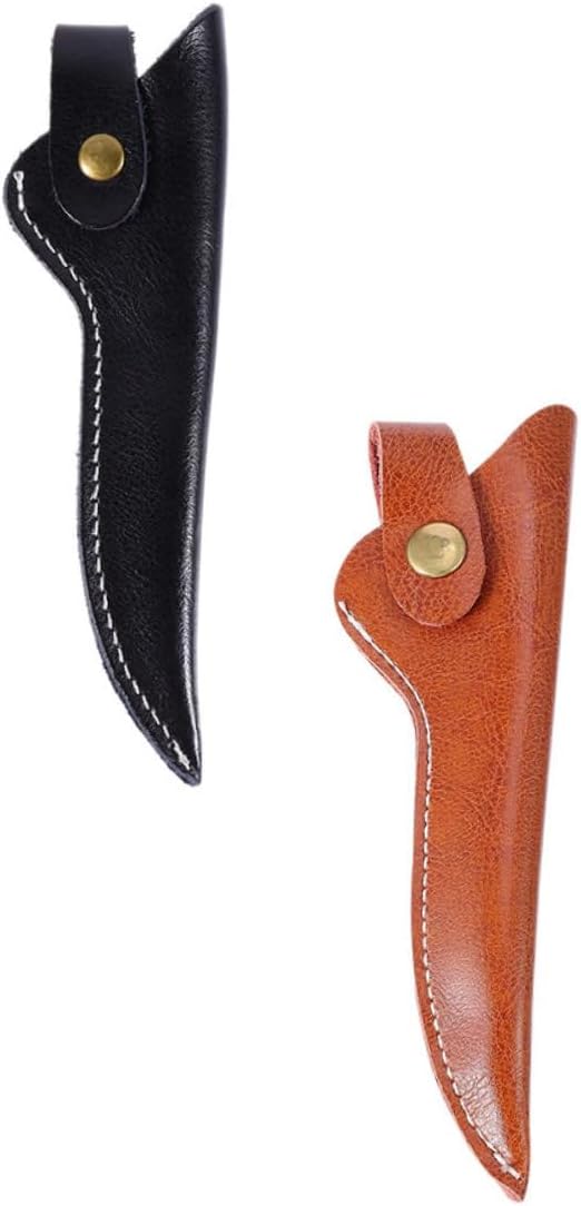 Hairdresser Scissors Bag, Storage Bag，2pcs Pu Leather Hairdressing Protector Pouch Shear Covers for Hair Stylists