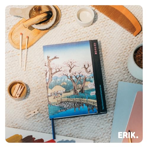 Grupo Erik 2026 Diary A5 Week To View - Koganei Border | A5 Weekly Planner 2026 With Diary Stickers, Pockets, Bookmarks, January 2026 - December 2026 | Japanese Art Gifts, Cute Planner - Image 6
