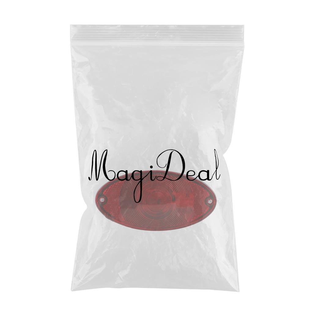 MagiDeal Feu Stop Arrière Moto,Feu Stop Universel de Moto ATV UTV Dirt - Noir