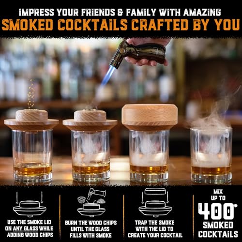 Cocktail-Smoker-Kit-with-Torch-High-End-Set-USA-Oak-Fine-Wood-Chips-Old-Fashioned-Cocktail-Kit-for-Whiskey-Bourbon-Gifts-for-Men-Gift-from-Wife-Daughter-Son-No-Butane