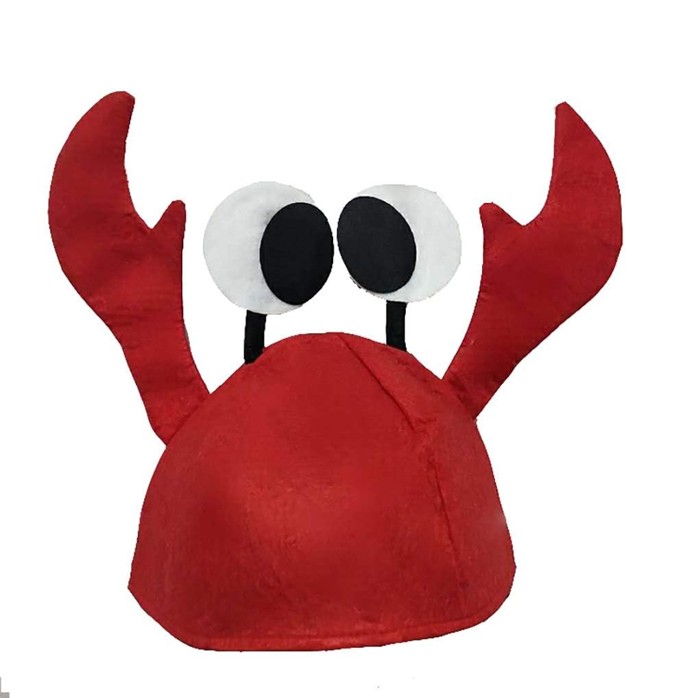 Crab Costume Lobster Hat Dress Up Theme Party Roleplay