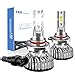Chemini Kit de conversión de faros LED 9012 de haz largo/bajo superbrillante 10000LM 100W blanco 6000K bombilla de faro LED chip COB