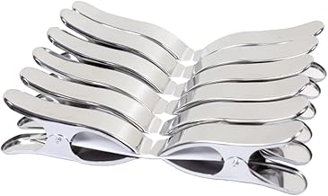 Jatin I-40 Stainless Steel Heavy Duty Multipurpose Sturdy Clothes Hanging Clips, Clothes Drying Clips, Hanging Clothes Pegs, Clothes pin, Rust Proof (24)