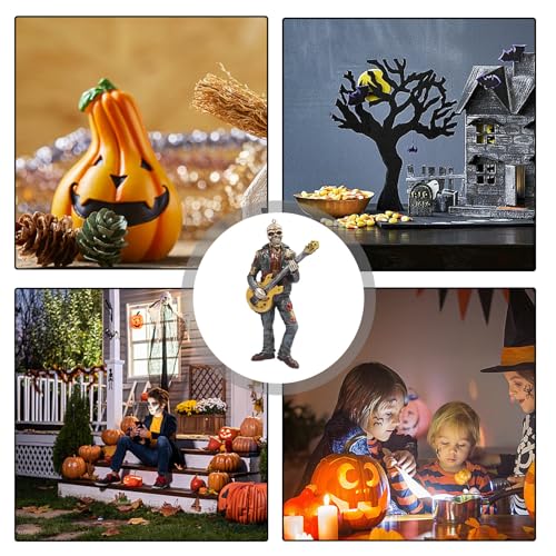 Hobngmuc Statue de Squelette drôle, Figurines de Squelette – Statues de Musiciens de Groupes de Rock, Figurines de Concert effrayantes | Figurines décoratives de fête d’halloween pour Chambres à - Les Beatles, Paul McCartney, John Lennon, RIngo Starr, George Harrison Hobngmuc Statue de Squelette drôle, Figurines de Squelette - Statues de Musiciens de Groupes de Rock, Figurines de Concert effrayantes | Figurines décoratives de fête d'halloween pour Chambres à – Image 5