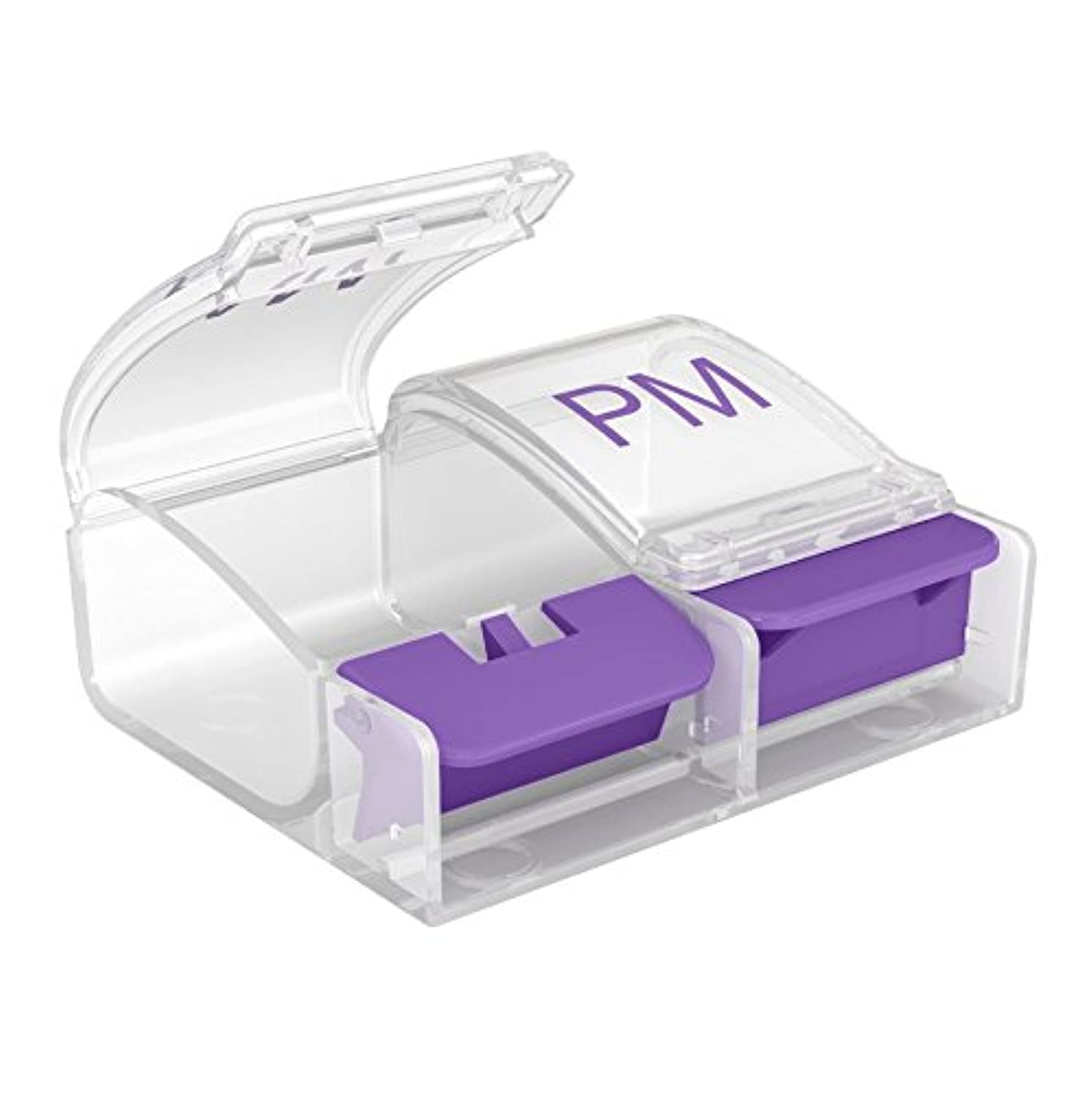 APOTHECARY AM/PM PILL BOX 6/72 :HK67433, (Pack of 6) XL