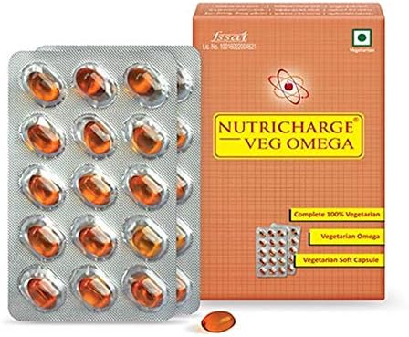Nutricharge Veg OMEGA (Pack Of 30 Soft Capsule by RCM)