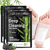 Foot Pads (30 PCS), Deep Cleansing Foot Patches with Bamboo Vinegar and Ginger Powder, Relieve Stress, Improve Sleep and Relaxation