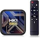 Android Box 2025, Android 13.0 TV Box with 3D 8K 4GB RAM 64GB ROM RK3528 Quad-Core ARM Cortex A53 Mali-450, 2.4GHz/5.0GHz Dual WiFi BT 4.0, Support H.265 Ultra HD/HDMI 2.0/USB 3.0 Smart TV Box