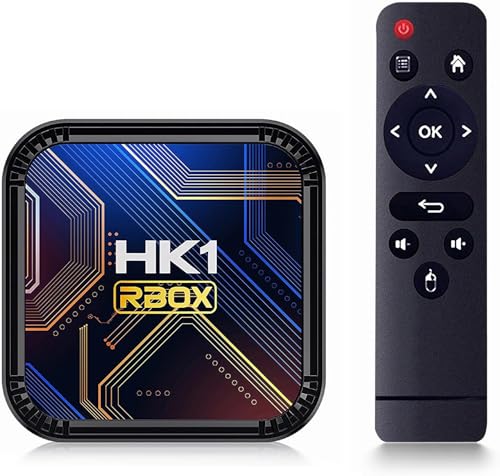 Android Box 2025, Android 13.0 TV Box with 3D 8K 4GB RAM 64GB ROM RK3528 Quad-Core ARM Cortex A53 Mali-450, 2.4GHz/5.0GHz Dual WiFi BT 4.0, Support H.265 Ultra HD/HDMI 2.0/USB 3.0 Smart TV Box